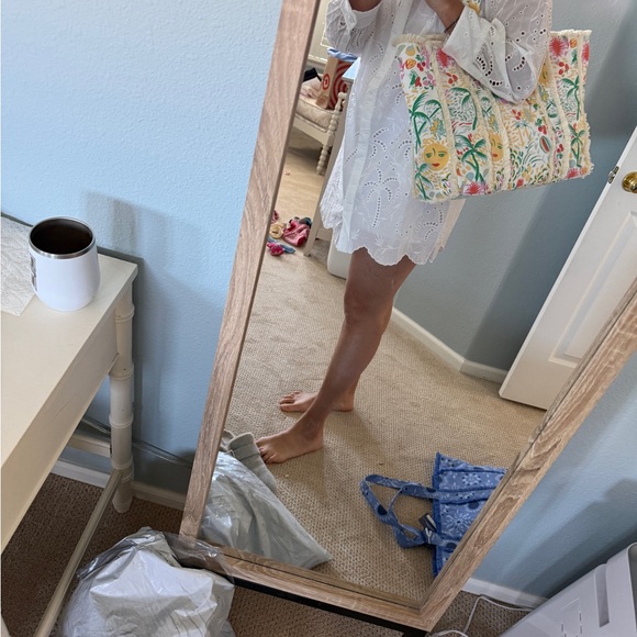 Roller Rabbit Multi-Color Tropical Canvas Tote - Picture 3 of 3